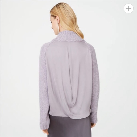 Beautiful Club Monaco pastel lavender sweater - Picture 2 of 9